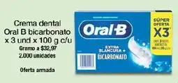 Jumbo Oral B crema dental bicarbonato oferta