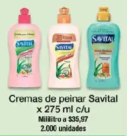 Jumbo Cremas de peinar Savital oferta