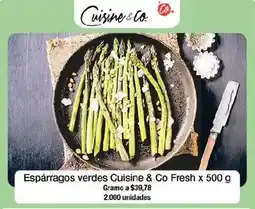 Jumbo Cuisine & Co Espárragos verdes oferta