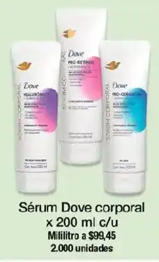 Jumbo Sérum Dove corporal oferta