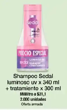 Jumbo Sedal shampoo sedal luminoso uv oferta