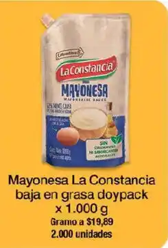 Jumbo Mayonesa La Constancia oferta