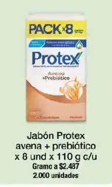 Jumbo Protex jabón avena + prebiótico oferta