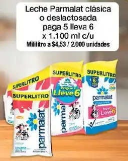 Jumbo Leche Parmalat clásica o deslactosada oferta