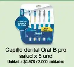 Jumbo Cepillo dental Oral B pro salud oferta