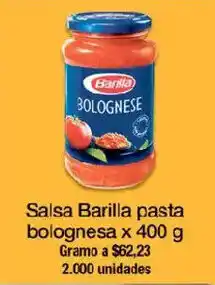 Jumbo Salsa Barilla pasta bolognesa oferta