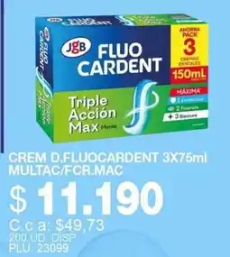 Mercar Jgb fluocardent triple accion max menta oferta