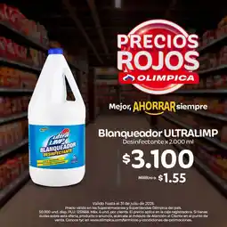 Olímpica ultra limp blanqueador desinfectante oferta