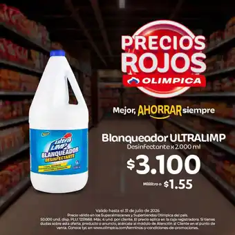 Ultra limp blanqueador desinfectante