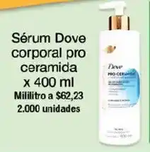 Jumbo Dove sérum corporal pro ceramida oferta