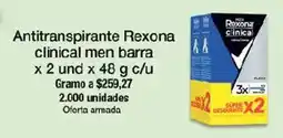Jumbo Rexona clinical men barra oferta