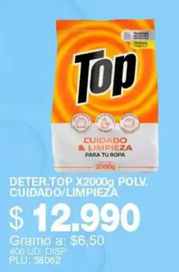 Mercar Top detergente polvo cuidado limpieza oferta