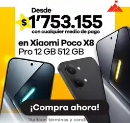 Éxito Xiaomi Poco X8 Pro 12 GB 512 GB oferta