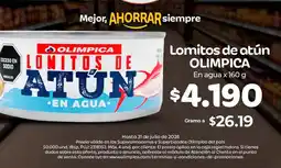 Olímpica Olimpica lomitos de atun en agua oferta