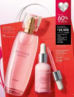 Ésika Ésika fantasía radiante parfum + serum oferta