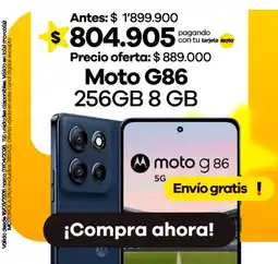 Éxito Moto g 86 oferta