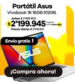 Éxito Asus Vivobook 16 oferta