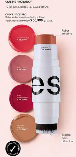 Ésika es color stick pro oferta