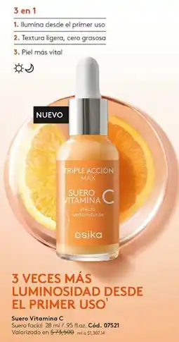 Ésika esika suero vitamina c oferta