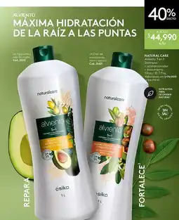 Ésika Natural care alviento 3 en 1 shampoo oferta