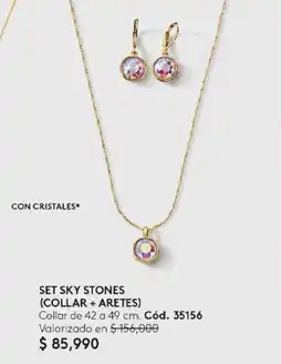 Ésika Set sky stones oferta