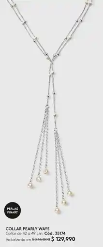 Ésika Perlas Finart Collar Pearly Ways oferta