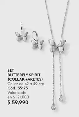 Ésika Set butterfly spirit oferta