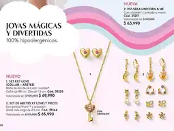 Ésika Set de aretes x7 lovely pieces oferta