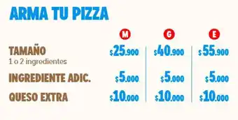 Arma tu pizza
