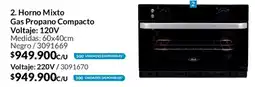 Homecenter Horno mixto gas propano compacto oferta