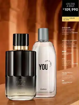 Ésika OUD Elixir perfume masculino + YOU eau de toilette oferta