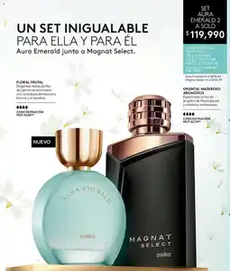 Ésika Ésika aura emerald junto a magnat select oferta