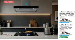 Homecenter Campana Extractora de Peninsula Deco Ss Touch oferta