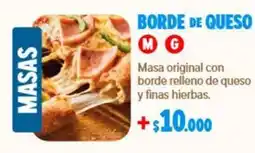 Domino's Pizza Masas Borde de Queso oferta