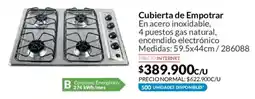 Homecenter Cubierta de empotrar oferta