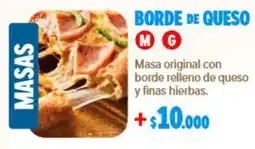 Domino's Pizza Masas Borde de Queso oferta