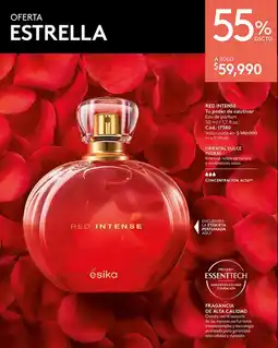 Ésika Ésika red intense eau de parfum oferta