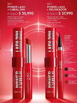 Ésika Colorfix power lash 30h + colorfix 24h oferta