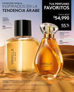Ésika Ésika vanilla for men oferta