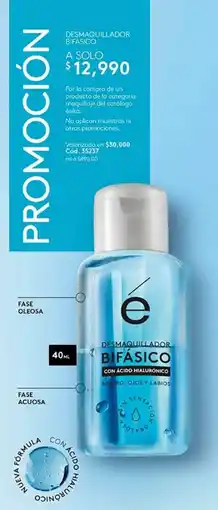 Ésika Bifásico desmaquillador oferta