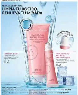 Ésika Esika limpiadora facial en gel oferta