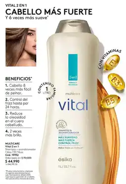 Ésika Esika vital 2en1 oferta