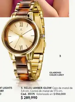 Ésika E. GARY RELOJ AMBER GLOW oferta