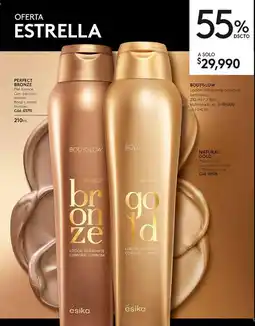 Ésika ésika bodyglow perfect bronze bodyglow natural gold oferta