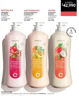 Ésika Natural Care locion oferta