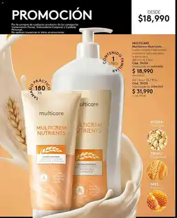 Ésika Multicare multicrem nutrients oferta
