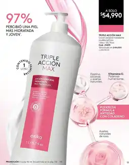 Ésika Esika locion corporal hidratante multibeneficios oferta
