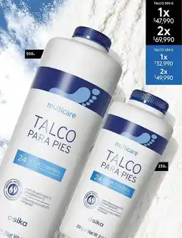 Ésika Ésika talco para pies oferta