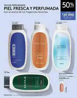 Ésika Esika talcos perfumados oferta