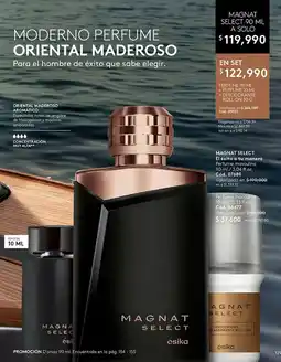Ésika Magnat select perfume oriental maderoso oferta